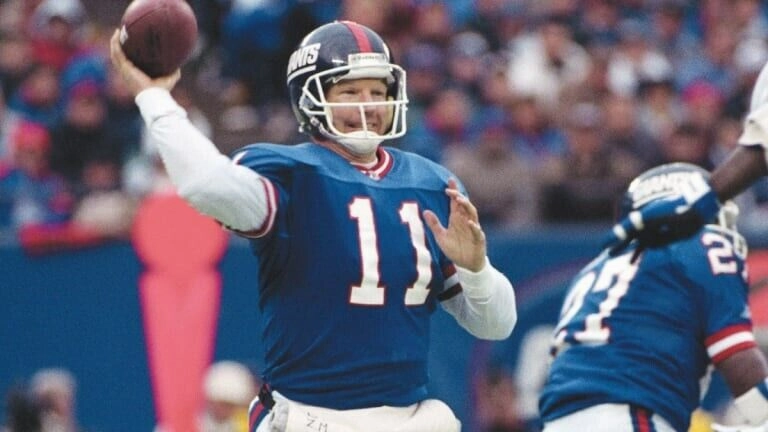Phil Simms Signed New York Giants Jersey (JSA Hologram) 2Super Bowl Champion