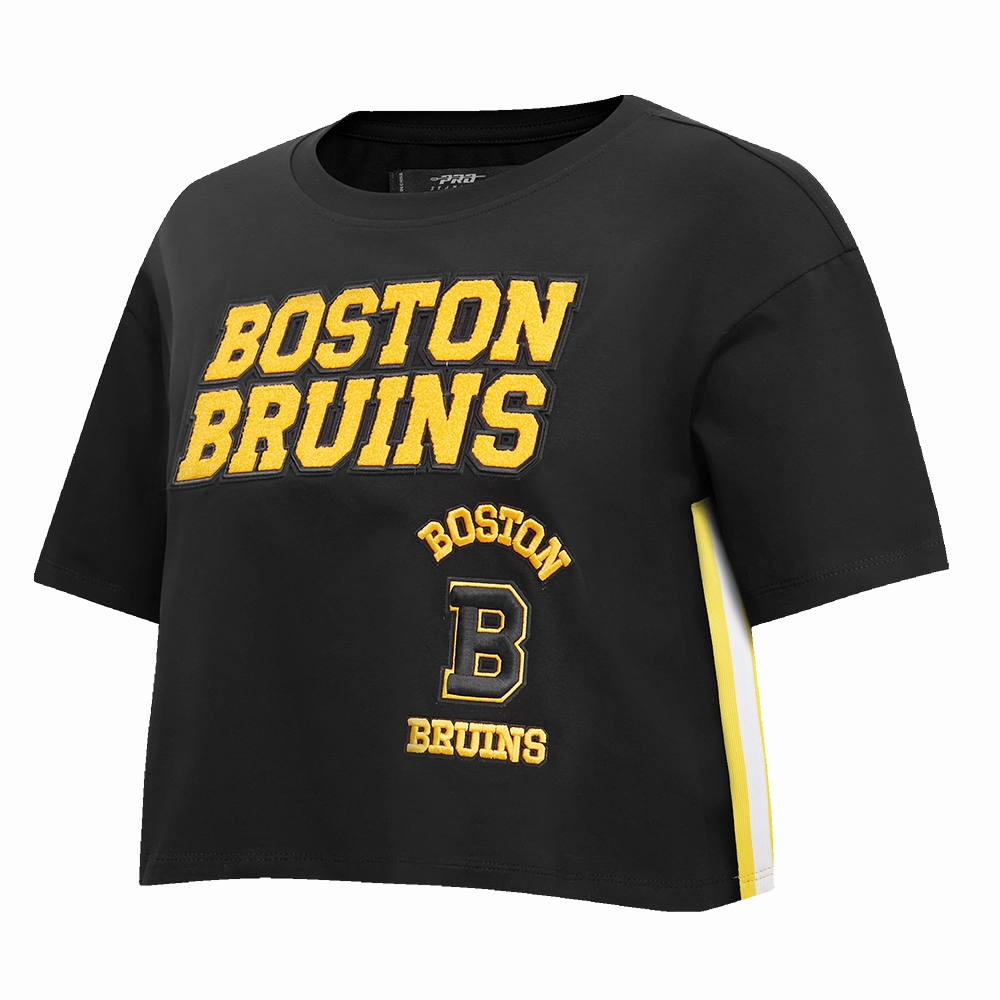 PLAYERA CROP NHL BOSTON BRUINS RETRO CLASSICS PARA MUJER