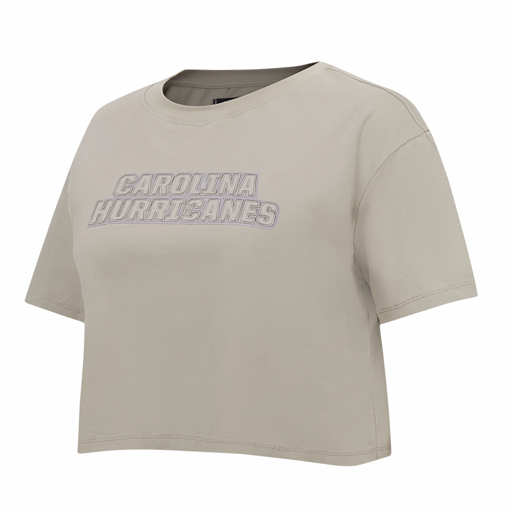 PLAYERA CROP NHL CAROLINA HURRICANES NEUTRAL PARA MUJER