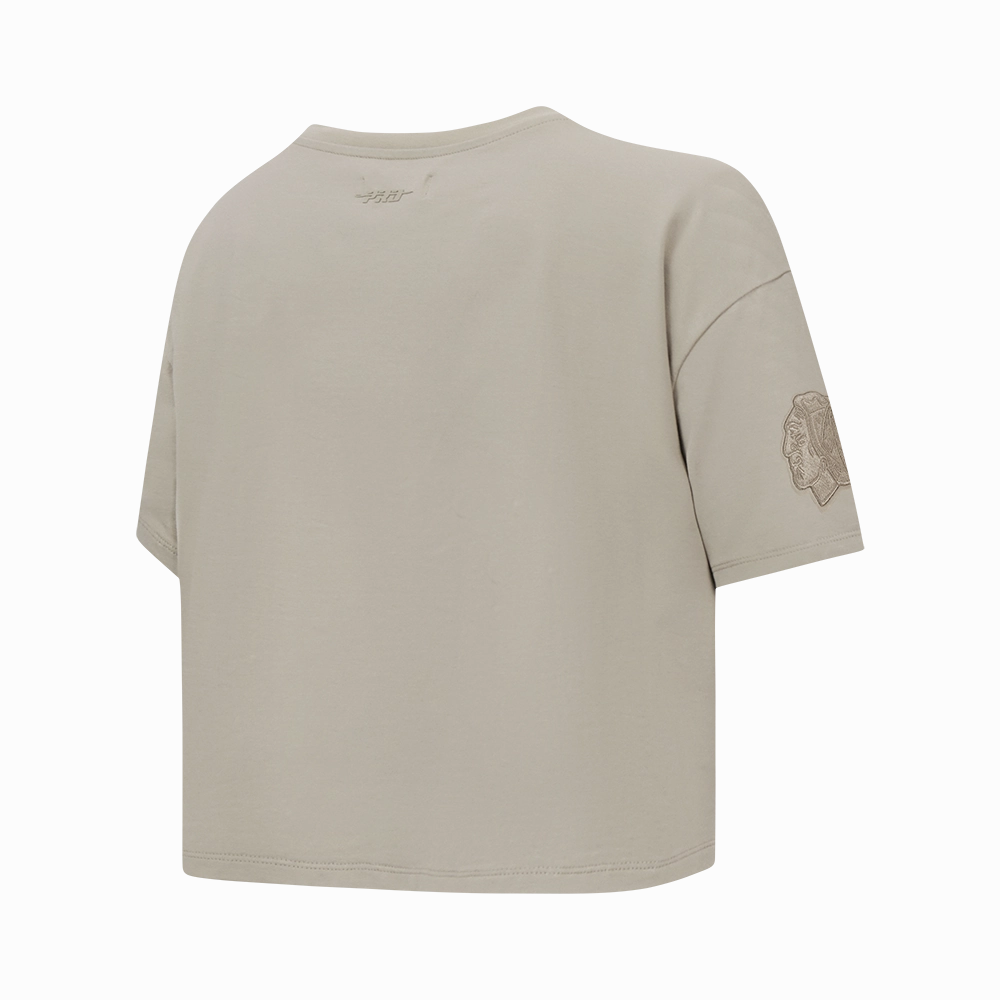 PLAYERA CROP NHL CHICAGO BLACKHAWKS NEUTRAL PARA MUJER