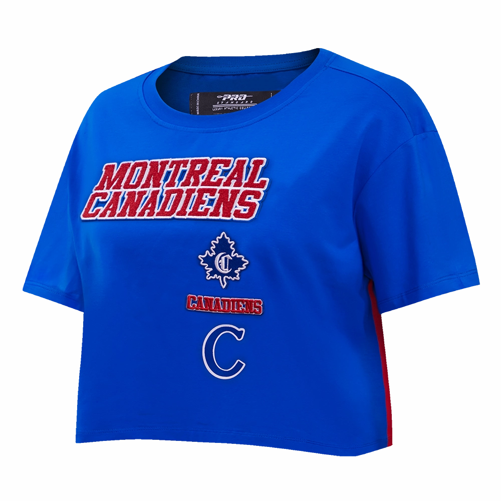 PLAYERA CROP NHL MONTREAL CANADIENS RETRO CLASSICS PARA MUJER