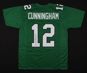 Randall Cunningham Signed Philadelphia Eagles Green Home Jersey (Beckett Holo)