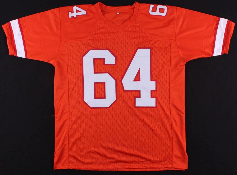 Randall McDaniel Signed Tampa Bay Buccaneers Jersey (JSA) Creamsicle Throwback