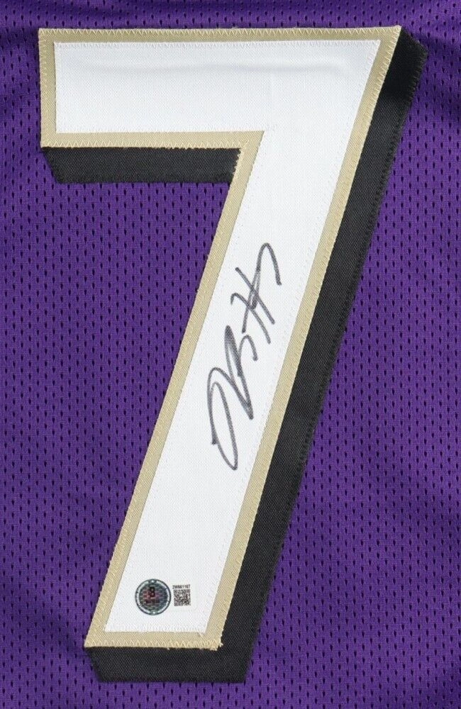 Rashod Bateman Signed Baltimore Ravens Jersey (Beckett) 2021 1st Round Pick / WR