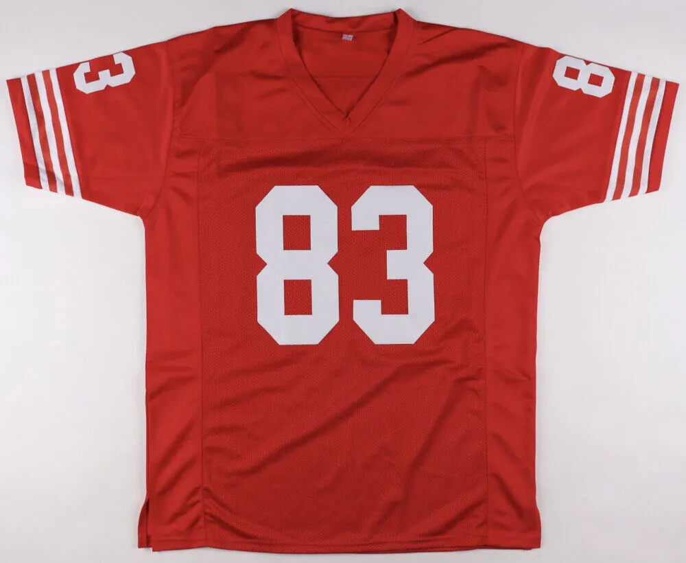 Renaldo Nehemiah Signed San Francisco 49ers Jersey (RSA Holo) W.R. / Track Star
