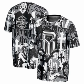 Rey Mysterio WWE UK ProSphere Camo Collage T-Shirt - Black