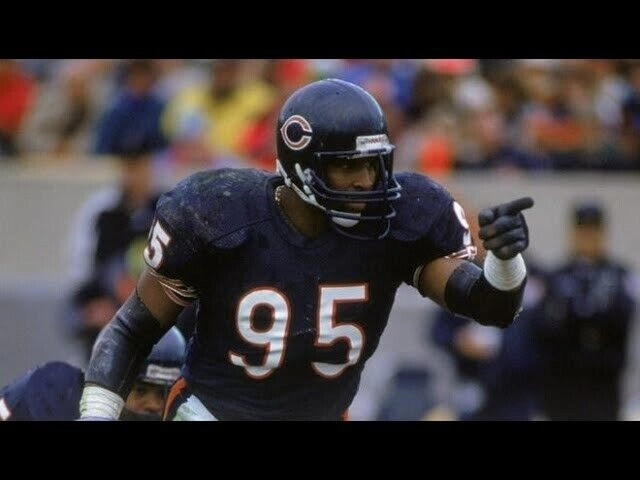 Richard Dent Signed Chicago Bears Mini Helmet (SGC) SB XX MVP / All Pro Def. End