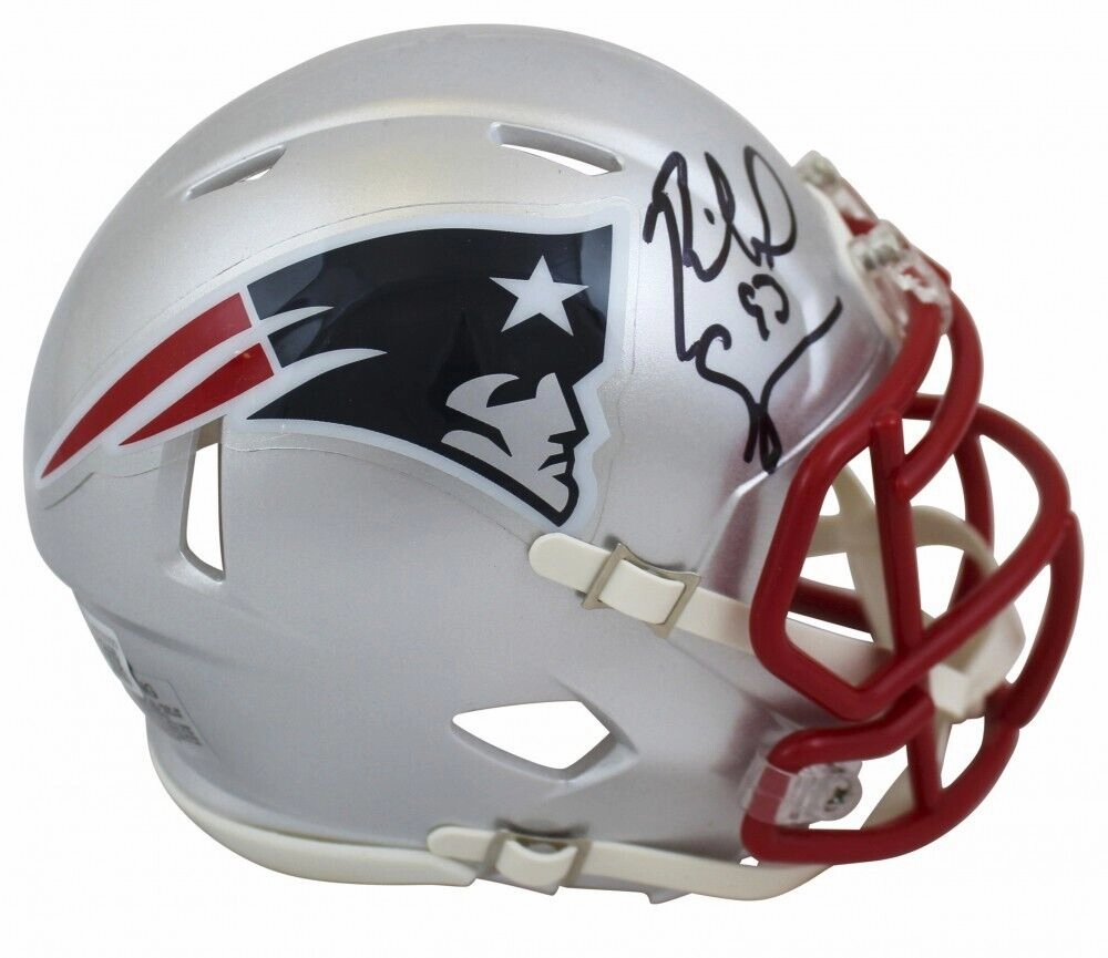 Richard Seymour Signed New England Patriots Speed Mini Helmet (Beckett)