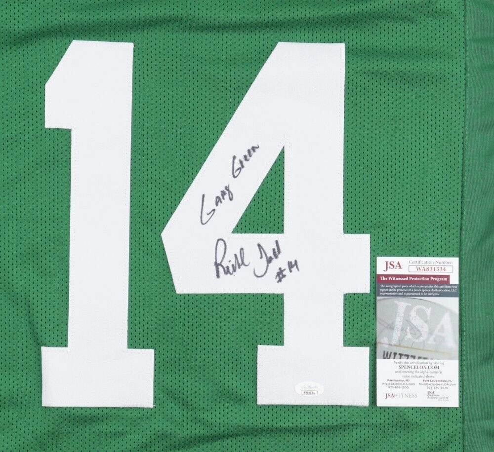 Richard Todd Signed New York Jets Jersey Inscribed "Gang Green" (JSA COA) Q.B.