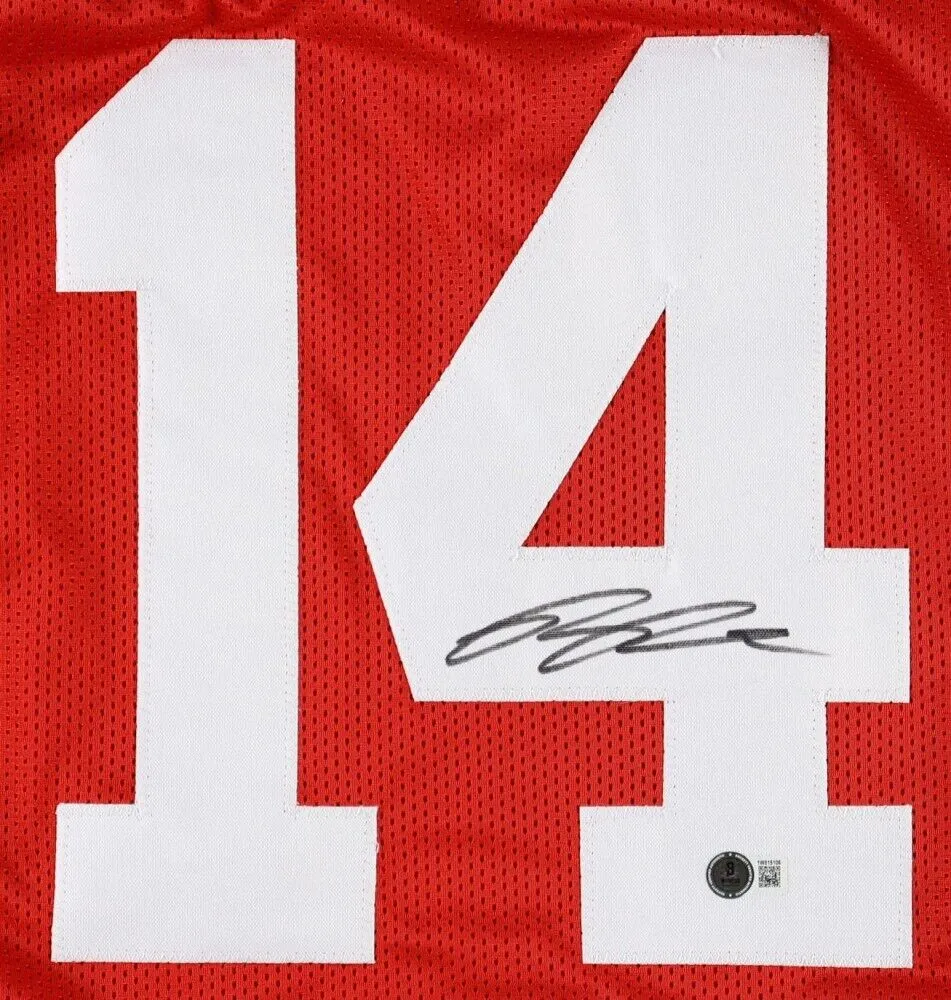 Ricky Pearsall Signed San Francisco 49ers Jersey (Beckett) 2024 1st Round Pck WR