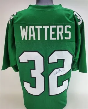 Ricky Watters Signed Philadelphia Eagles Jersey (JSA COA) 5Pro Bowl R.B.