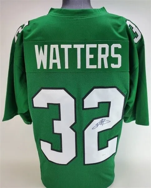 Ricky Watters Signed Philadelphia Eagles Jersey (JSA COA) 5Pro Bowl R.B.