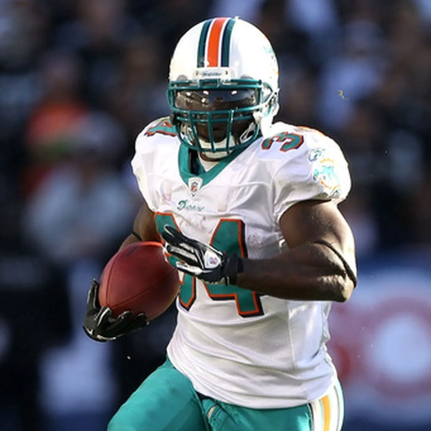 Ricky Williams Signed Miami Dolphin Mini Helmet (Beckett COA) All Pro Running Bk