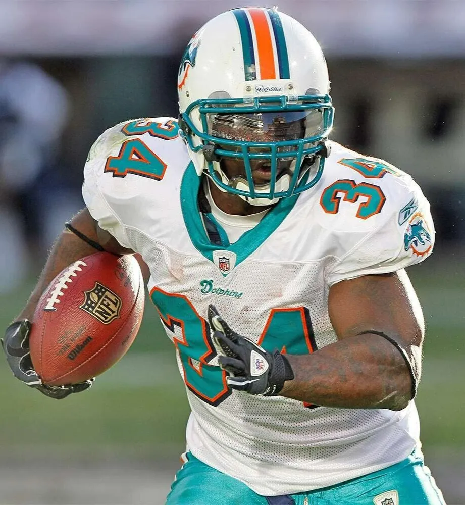 Ricky Williams Signed Miami Dolphins Jersey (JSA COA) 2002 NFL Rushing Leader