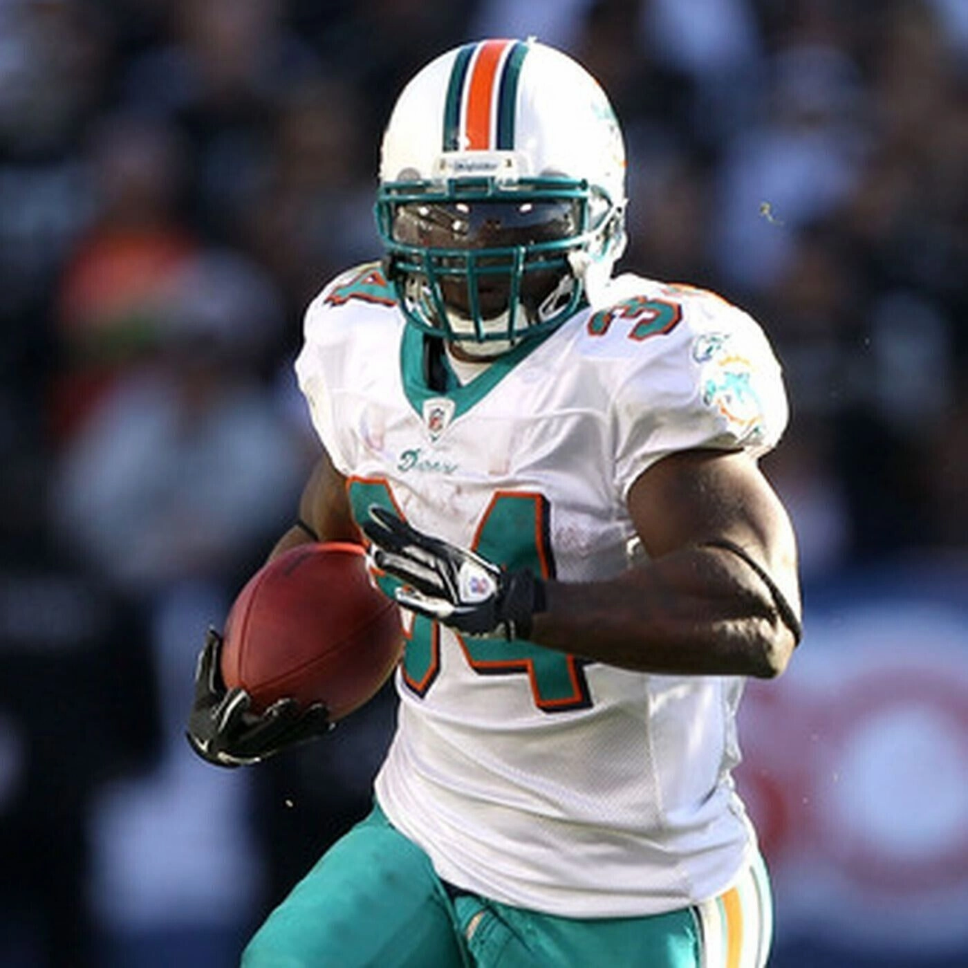 Ricky Williams Signed Miami Dolphins AMP Alternate Speed Mini Helmet (JSA COA)