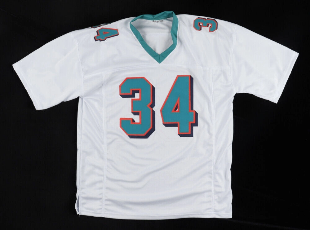 Ricky Williams Signed Miami Dolphins Jersey Inscribed "Puff Puff Run" (PSA COA)