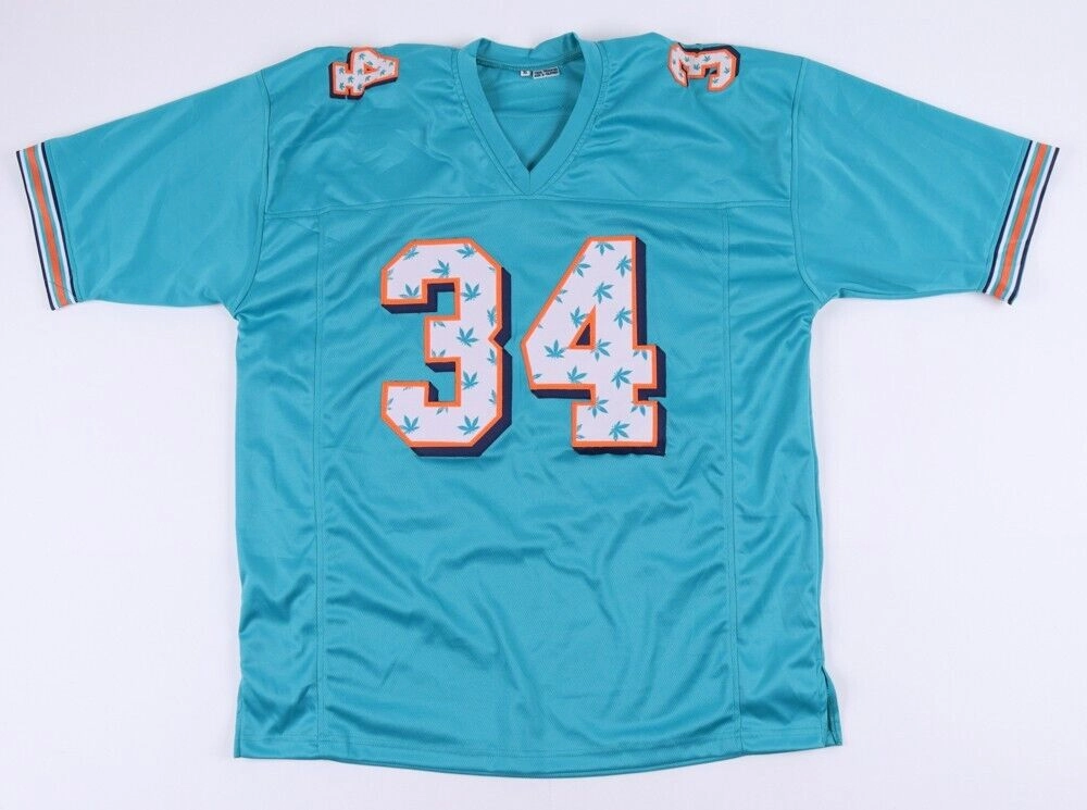 Ricky Williams Signed Miami Dolphins Jersey (JSA COA) 2002 NFL Rushing Leader