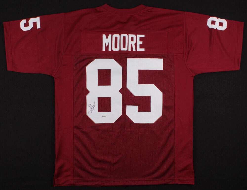Rob Moore Signed Arizona Cardinals Maroon Jersey (Beckett COA) 2Pro Bowl W.R.