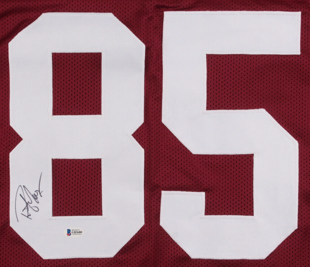 Rob Moore Signed Arizona Cardinals Maroon Jersey (Beckett COA) 2Pro Bowl W.R.