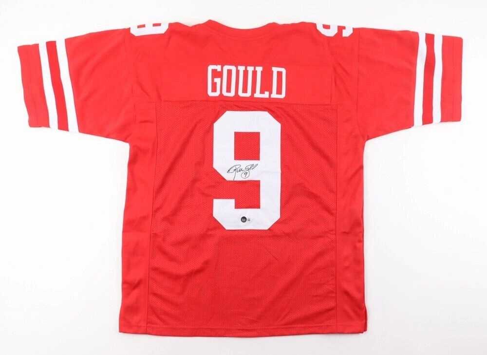 Robbie Gould Signed San Francisco 49ers Jersey (Beckett) 447 Career Field Goals