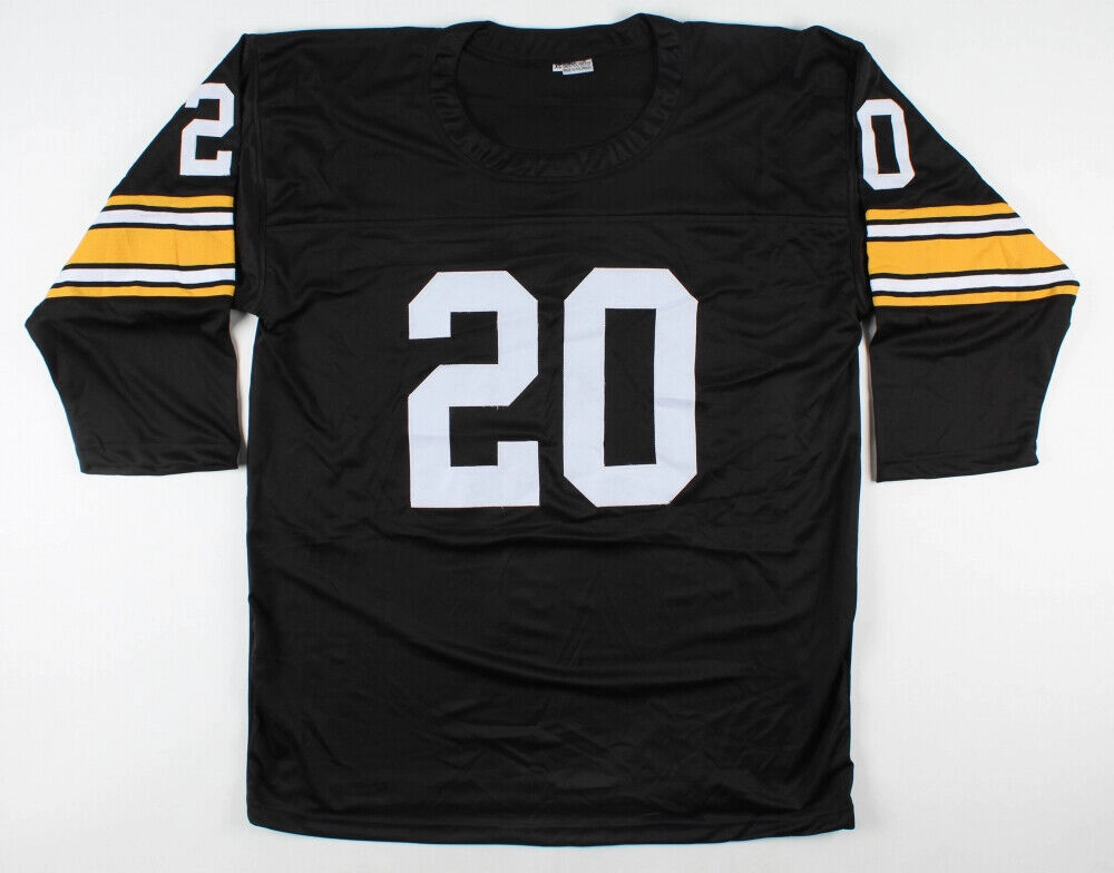 Rocky Bleier Signed Pittsburgh Steelers Jersey Inscribed "4x SB Champs"(Beckett)