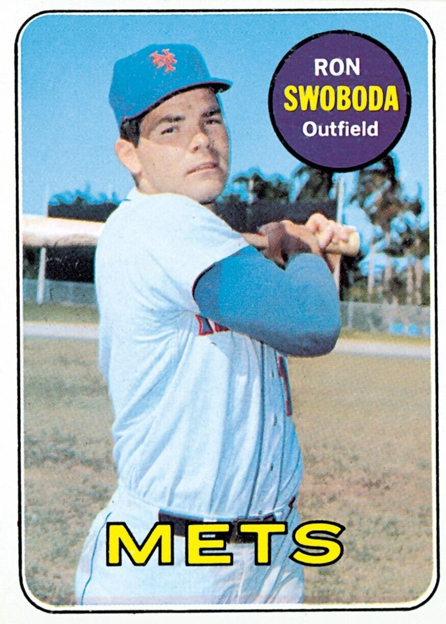 Ron Swoboda Signed New York Mets Pinstriped Jersey (JSA) 1969 Met/ The Catch