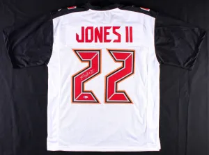 Ronald Jones II Signed Tampa Bay Buccaneers Jersey (Beckett Holo) 2018 2nd Rd Pk