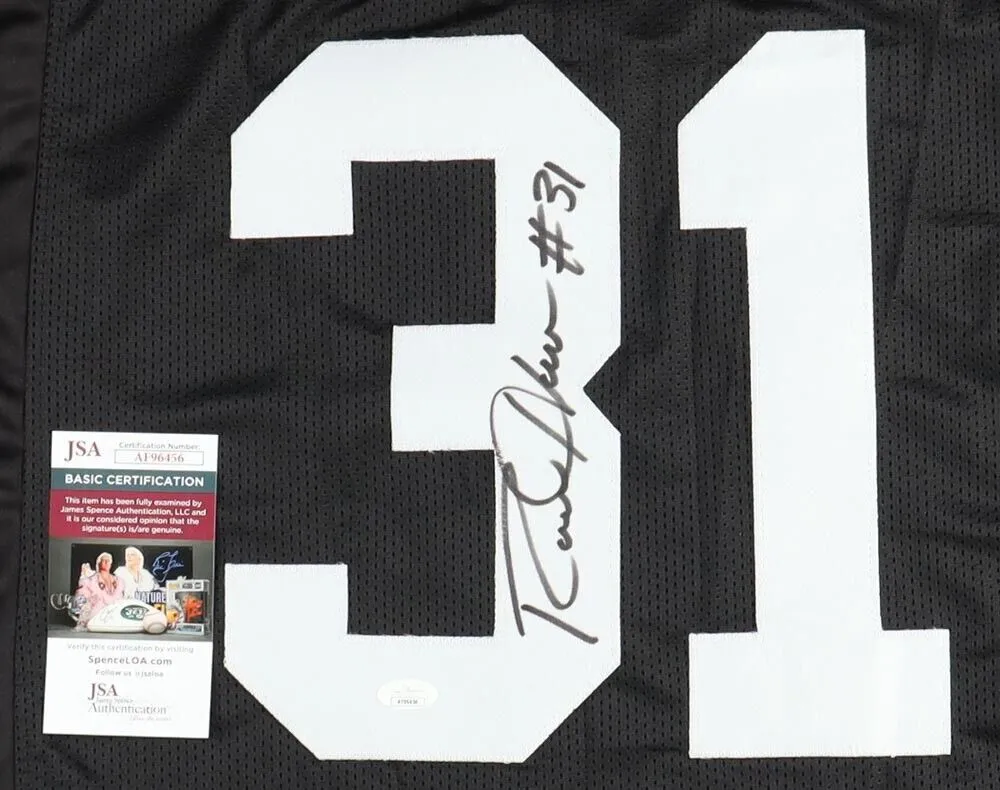 Ronnie Harmon Signed Iowa Hawkeye Jersey (JSA COA) 1986 1st Rnd Pk Buffalo Bills