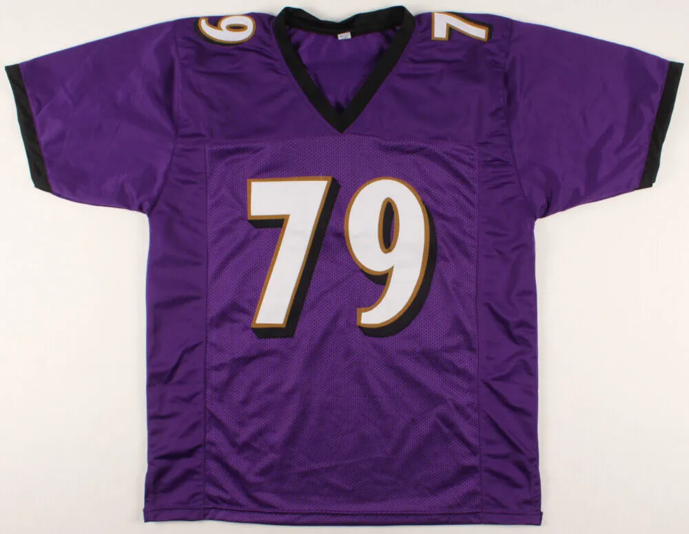 Ronnie Stanley Signed Baltimore Ravens Jersey (JSA COA) 2016 1st Round Pick / OT