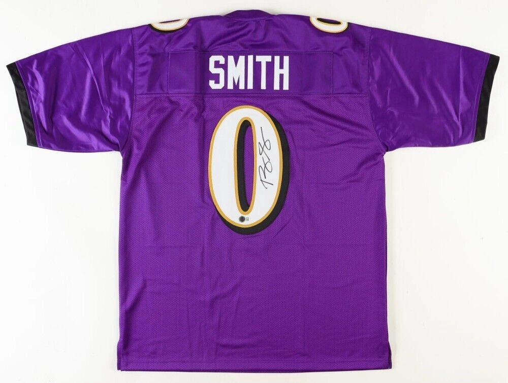 Roquan Smith Signed Baltimore Ravens Jersey (Beckett) His New Ravens Uniform #