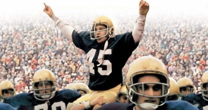 Rudy Ruettiger Signed Notre Dame Fighting Irish Mini-Helmet (JSA COA)