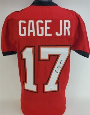 Russell Gage Signed Buccaneers Throwback Jersey (JSA COA) / Tampa Bay's New W.R.