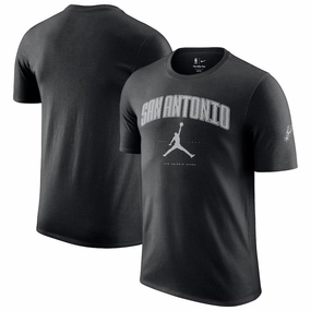 San Antonio Spurs NBA Jordan Brand Unisex Essential Cities T-Shirt - Black