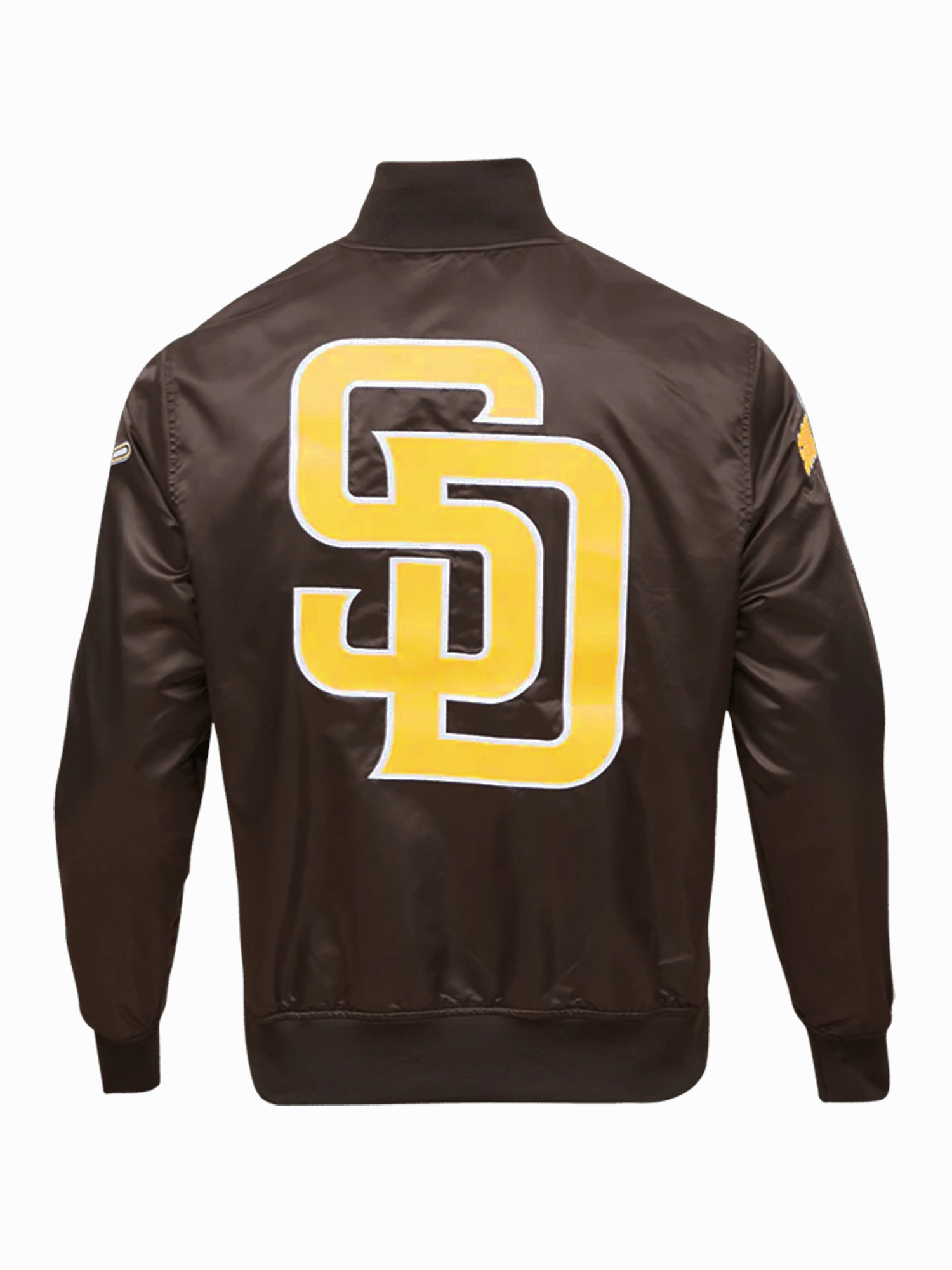 San Diego Padres Pro Standard MLB Team Classic Satin Button Jacket - Brown