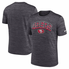 San Francisco 49ers NFL Nike Velocity Performance T-Shirt - Charcoal