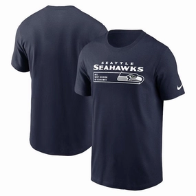 Seattle Seahawks Nike Division Essential T-Shirt - College Navy