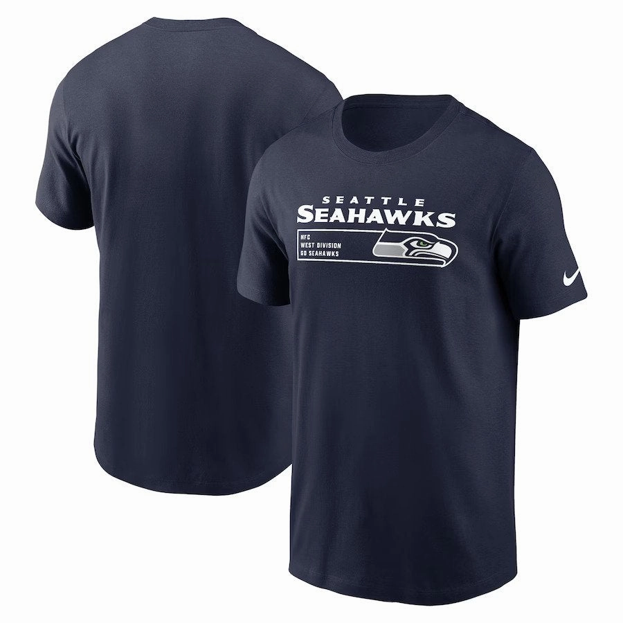 Seattle Seahawks Nike Division Essential T-Shirt - College Navy
