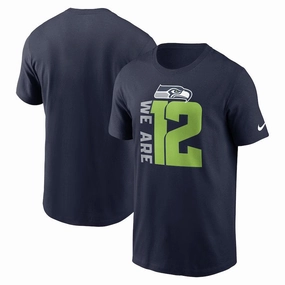 Seattle Seahawks Nike Local Essential T-Shirt - College Navy