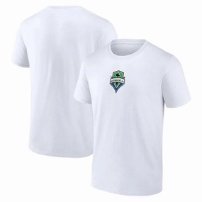 Seattle Sounders FC MLS UK Medium Fanatics Branded Logo T-Shirt - White