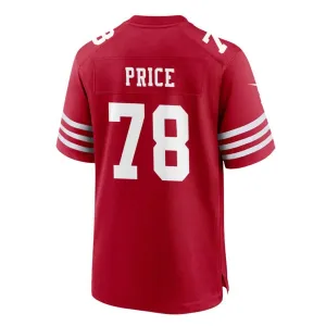 SF.49ers #78 PRICE Red Stitched American Football Jerseys