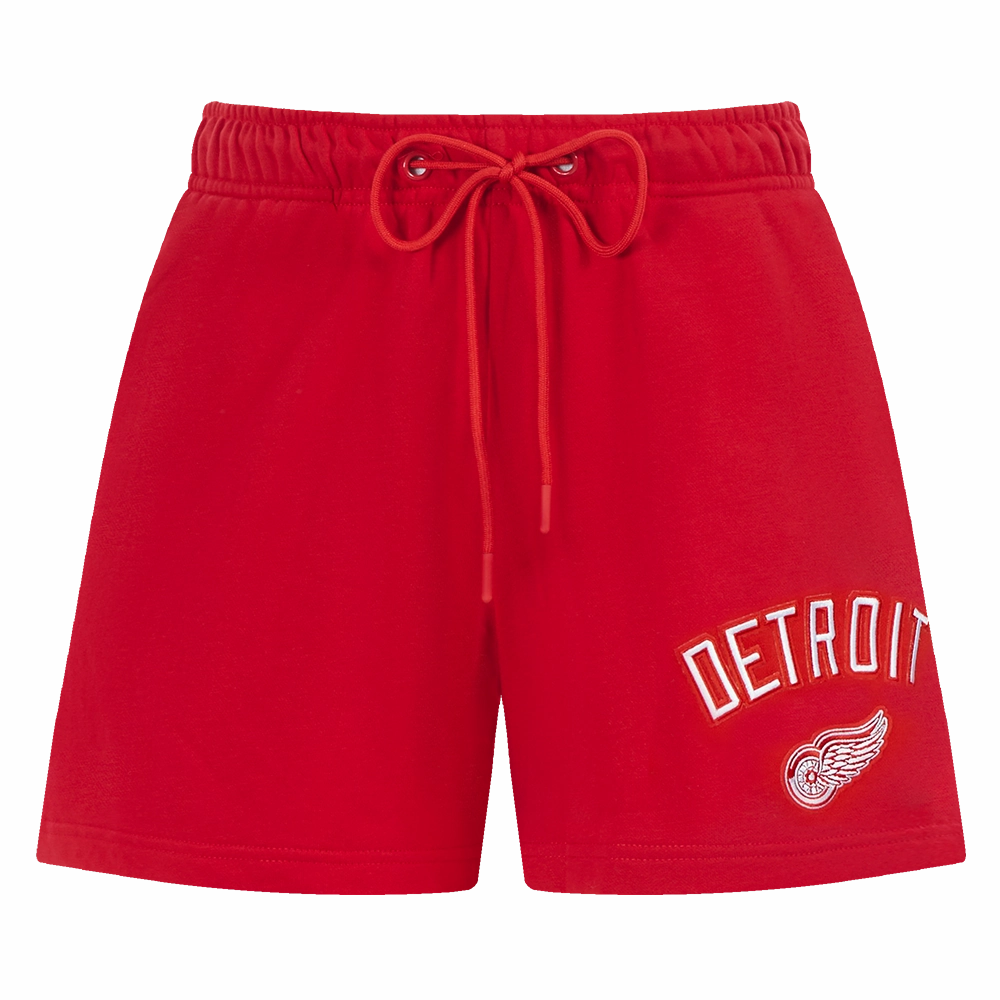 SHORTS DE ALGODN NHL DETROIT RED WINGS CLASSIC CHENILLE PARA MUJER