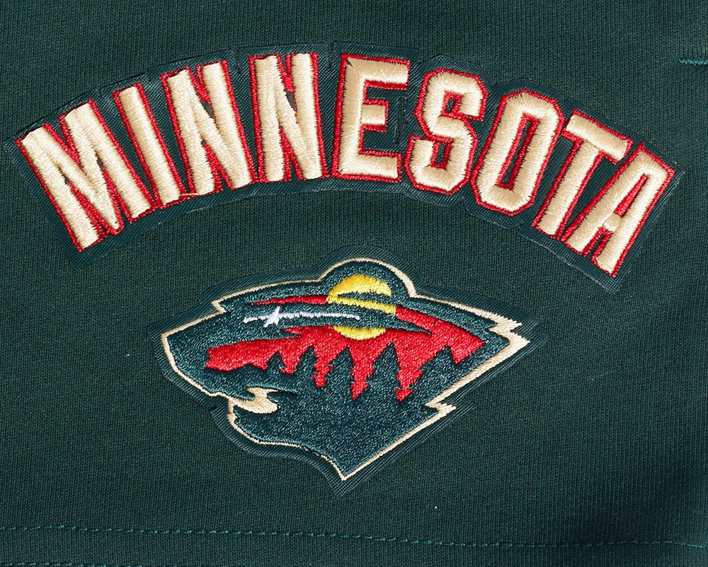 SHORTS DE ALGODN NHL MINNESOTA WILD CLASSIC CHENILLE PARA MUJER