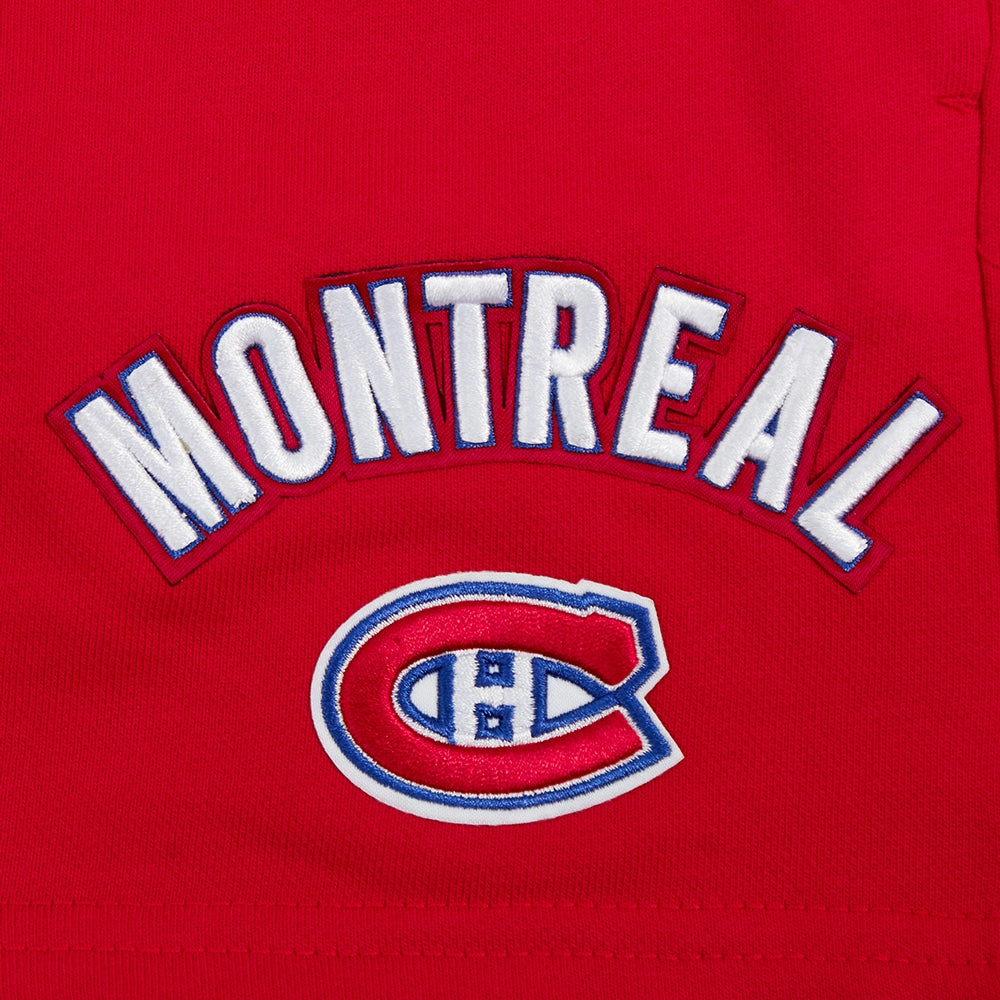 SHORTS DE ALGODN NHL MONTREAL CANADIENS CLASSIC CHENILLE PARA MUJER