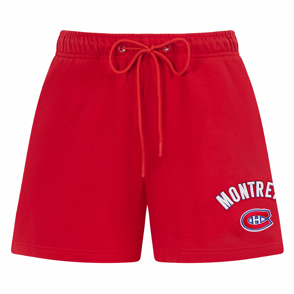 SHORTS DE ALGODN NHL MONTREAL CANADIENS CLASSIC CHENILLE PARA MUJER