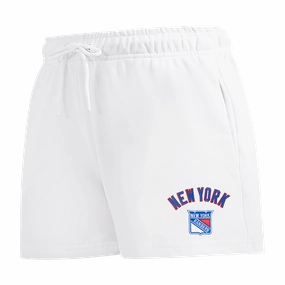 SHORTS DE ALGODN NHL NEW YORK RANGERS CLASSIC CHENILLE PARA MUJER