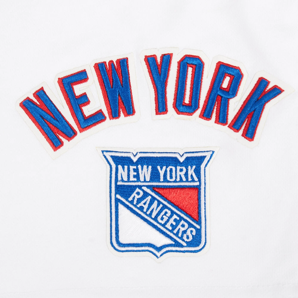 SHORTS DE ALGODN NHL NEW YORK RANGERS CLASSIC CHENILLE PARA MUJER