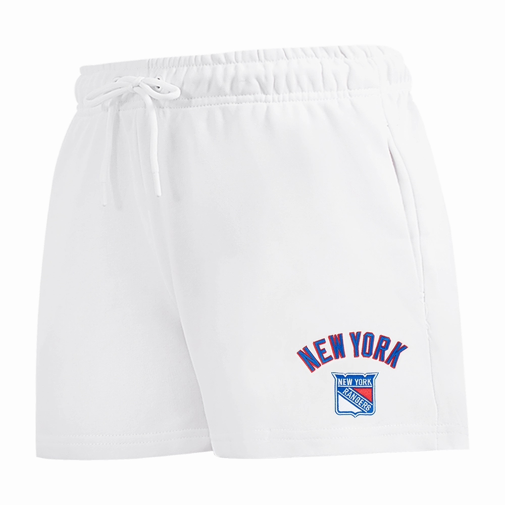 SHORTS DE ALGODN NHL NEW YORK RANGERS CLASSIC CHENILLE PARA MUJER