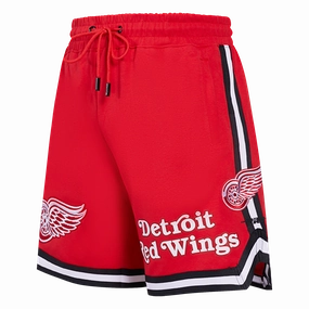 SHORTS DE BASQUETBOL NHL DETROIT RED WINGS CLASSIC CHENILLE