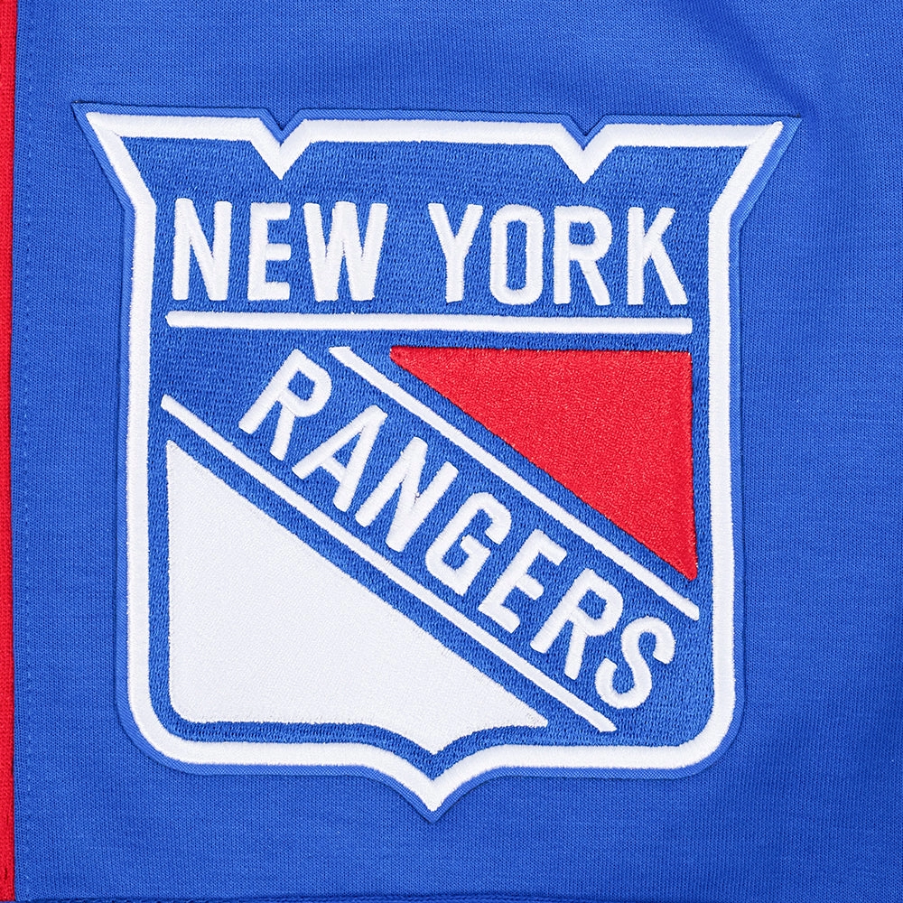 SHORTS DE BASQUETBOL NHL NEW YORK RANGERS SCRIPT TAIL