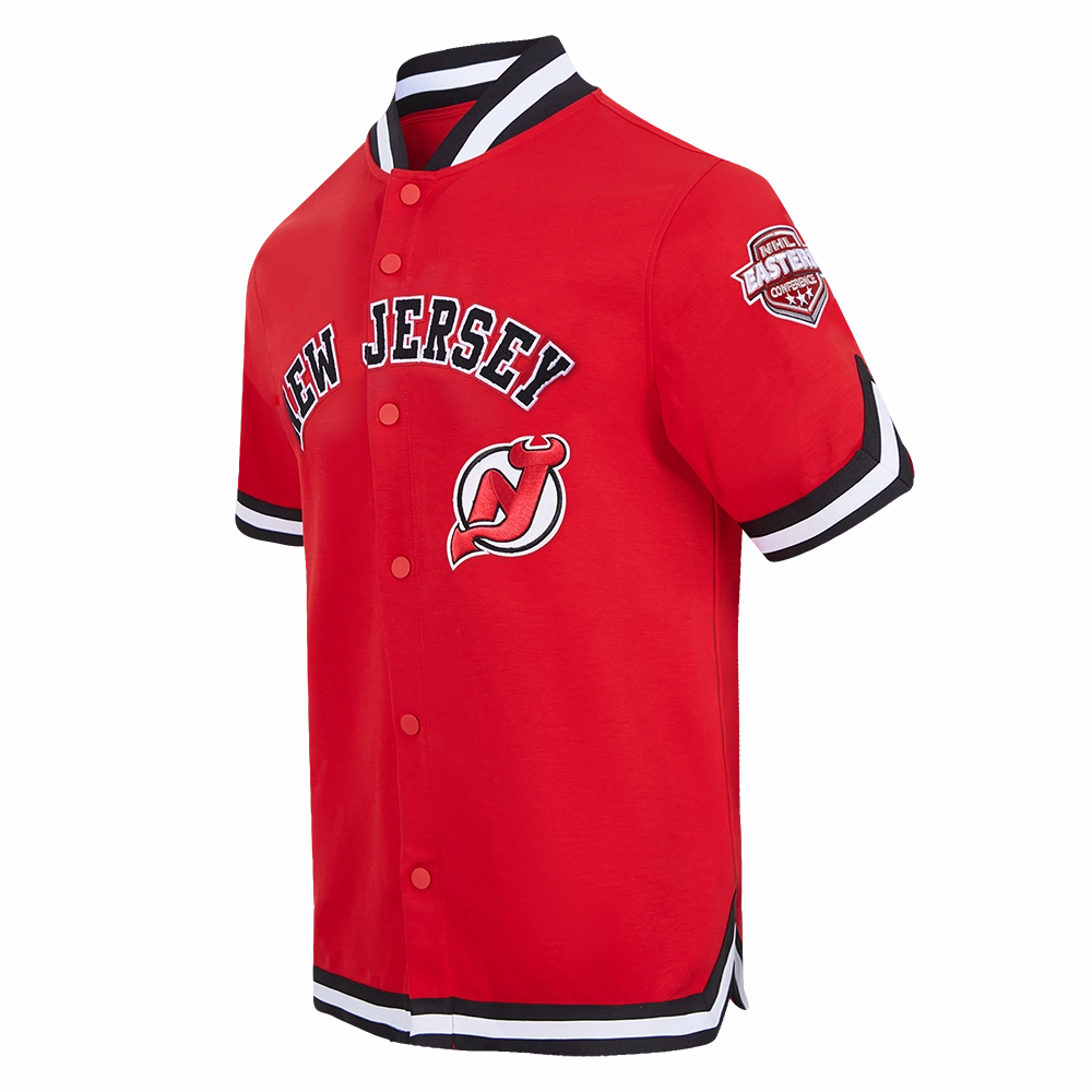 SOBRECAMISA DE MANGA CORTA NHL NEW JERSEY DEVILS CLASSIC CHENILLE